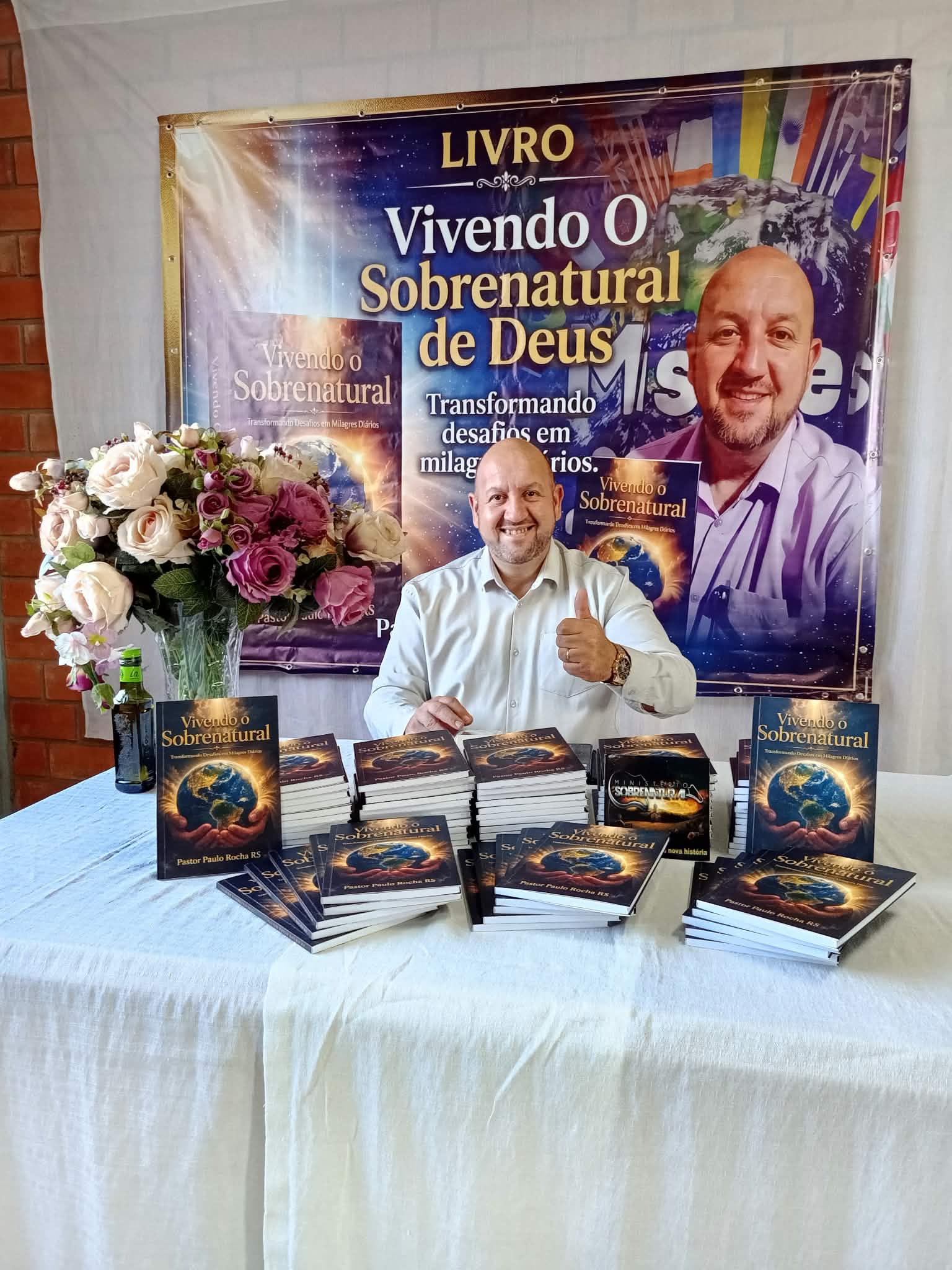Lançamento do Livro do Pastor Paulo